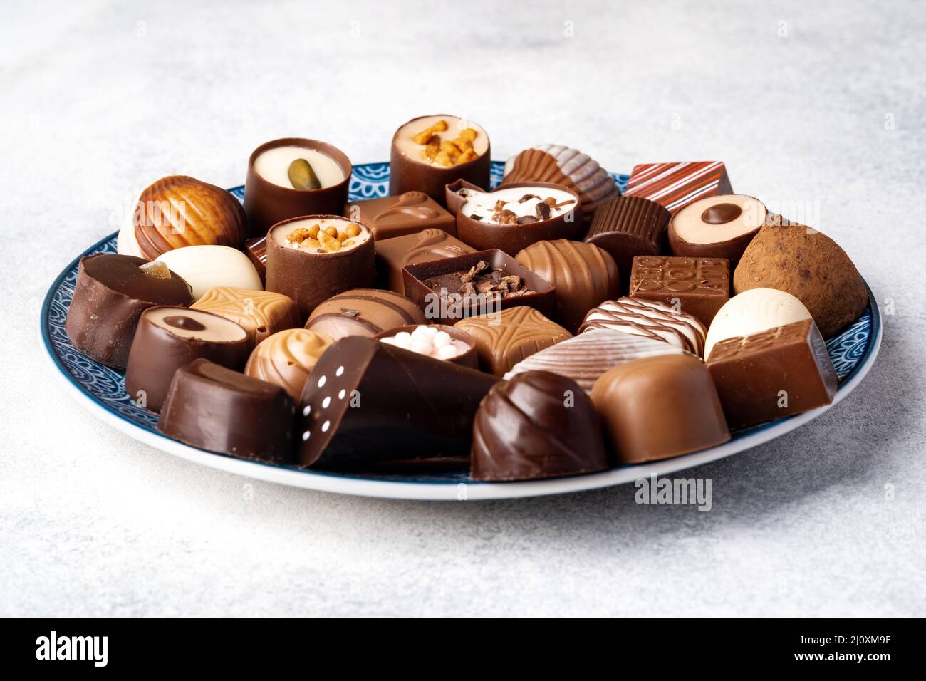 Overhead view various candies hi-res stock photography and images - Alamy