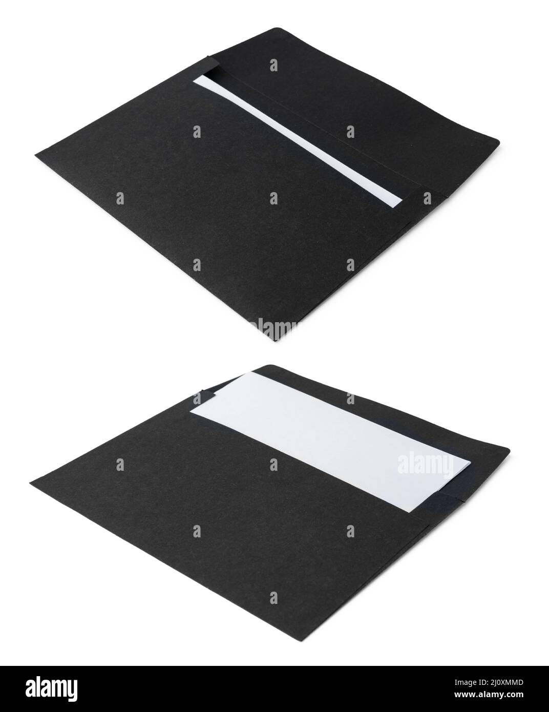 Black Envelope isolated on a white background Stock Photo Alamy