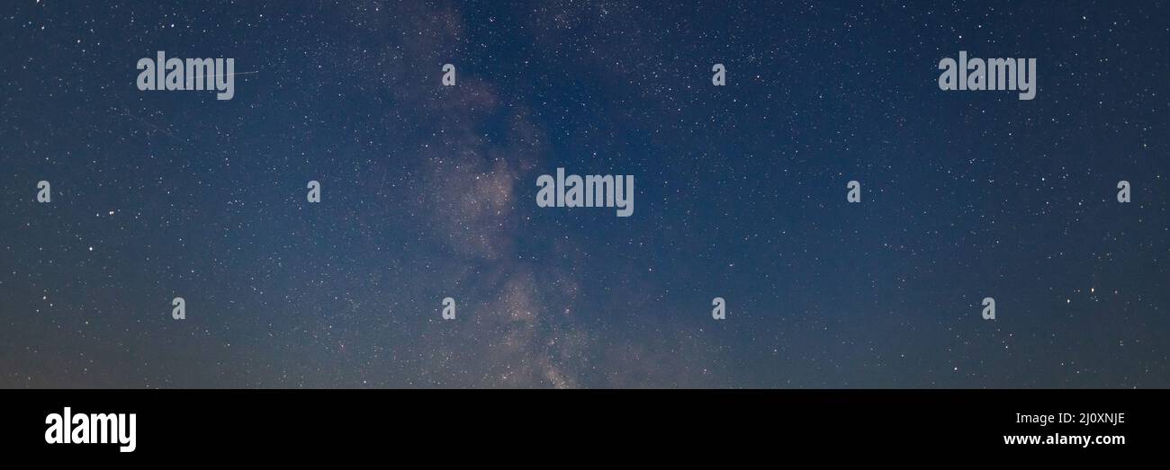 Night landscape of starry sky and milky way background Stock Photo - Alamy