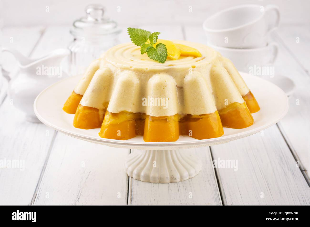 Mango dessert Stock Photo