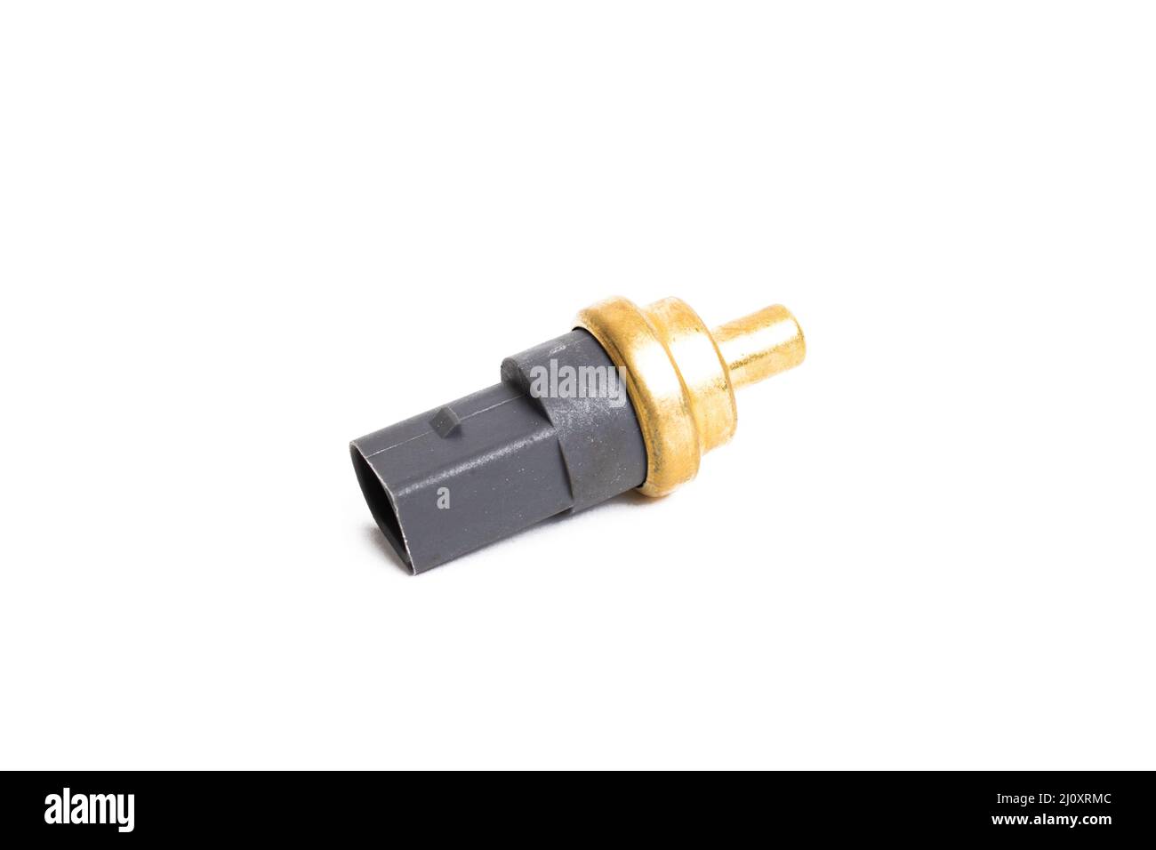 Temperature sensor in the car isolated on white background Stock Photo