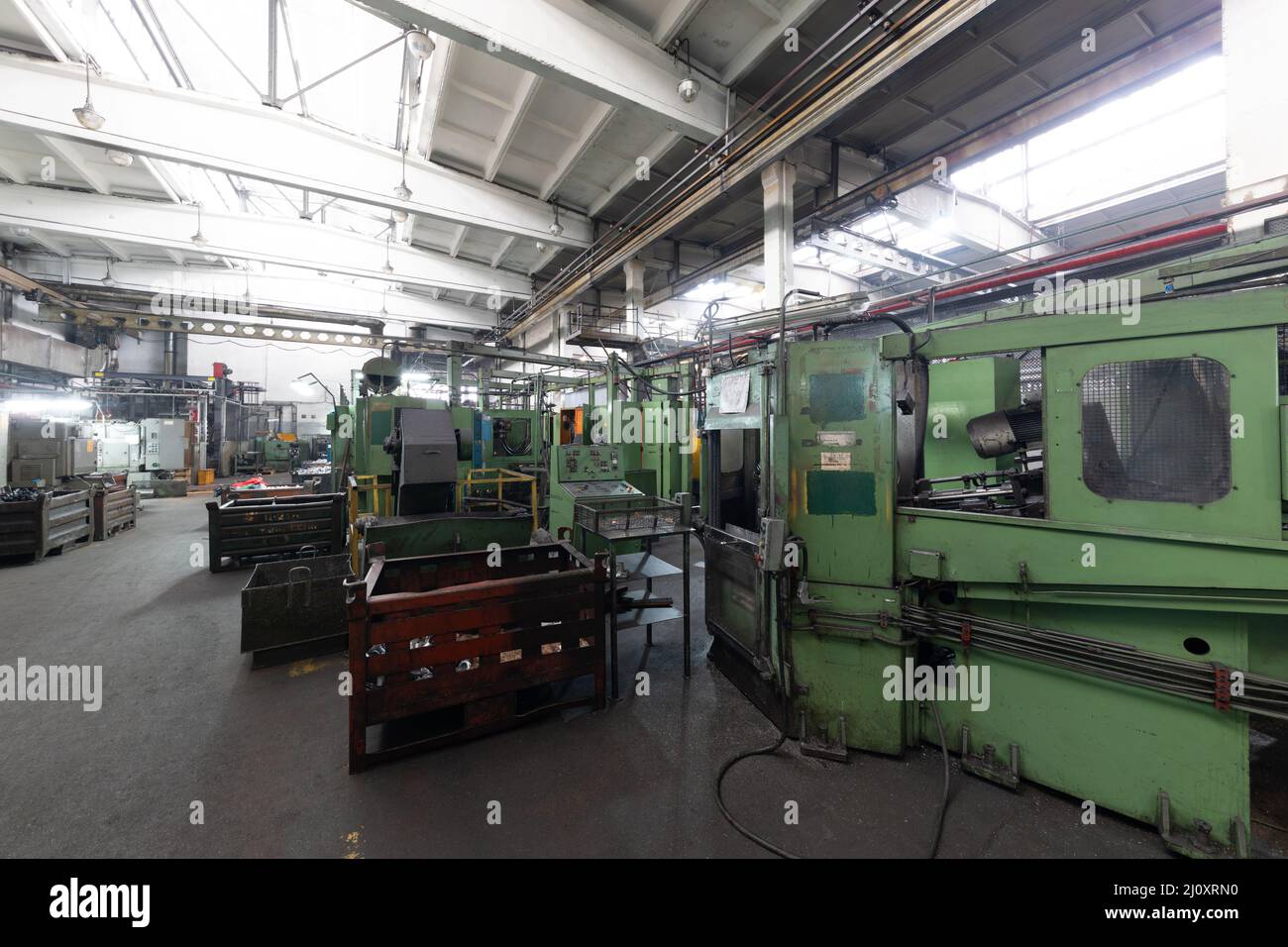 Automobile assembly production.Car factory. Auto parts. Engine factory