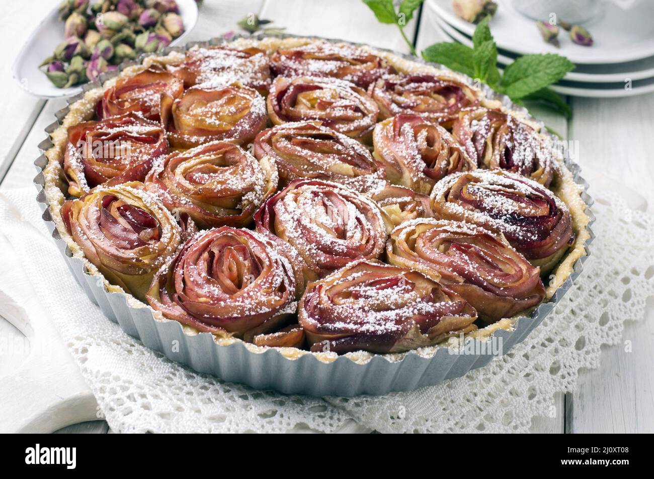 Apple pastry Stock Photo