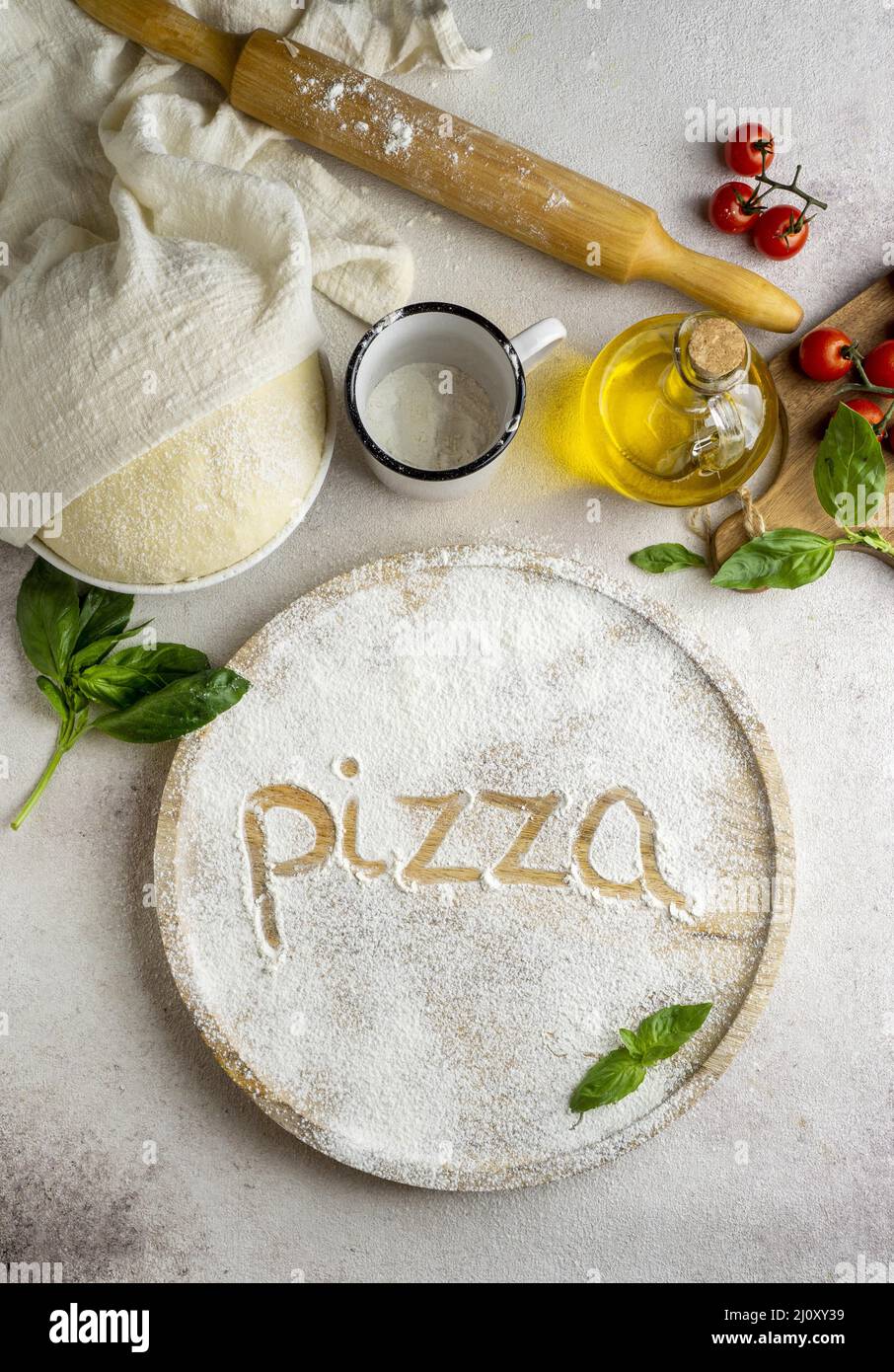 Dough flour pizza hires stock photography and images Alamy