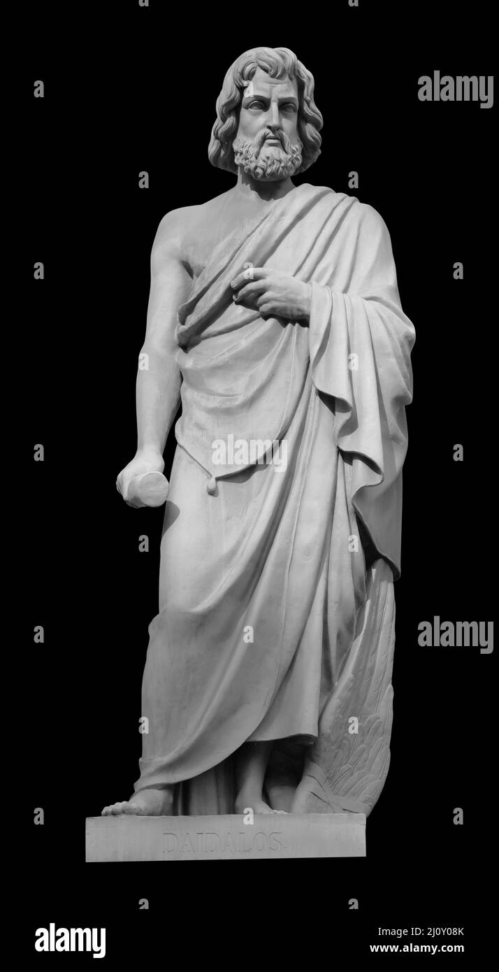 Statue of daedalus Black and White Stock Photos & Images Alamy