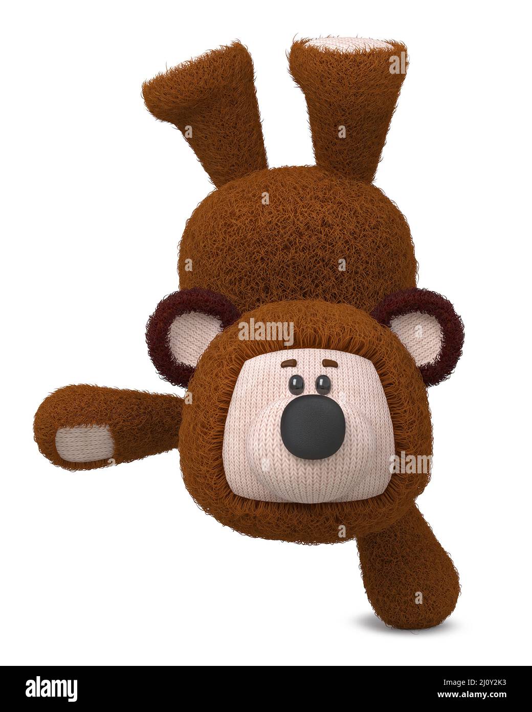 3d-illustration-bear-athlete-stock-photo-alamy