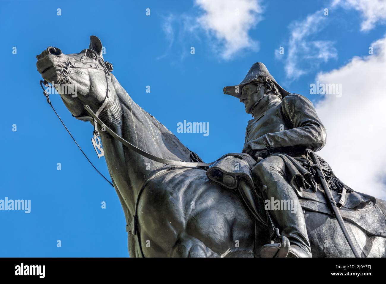 LONDON - NOVEMBER 3 : Duke of Wellington Monument in London on November 3, 2013 Stock Photo