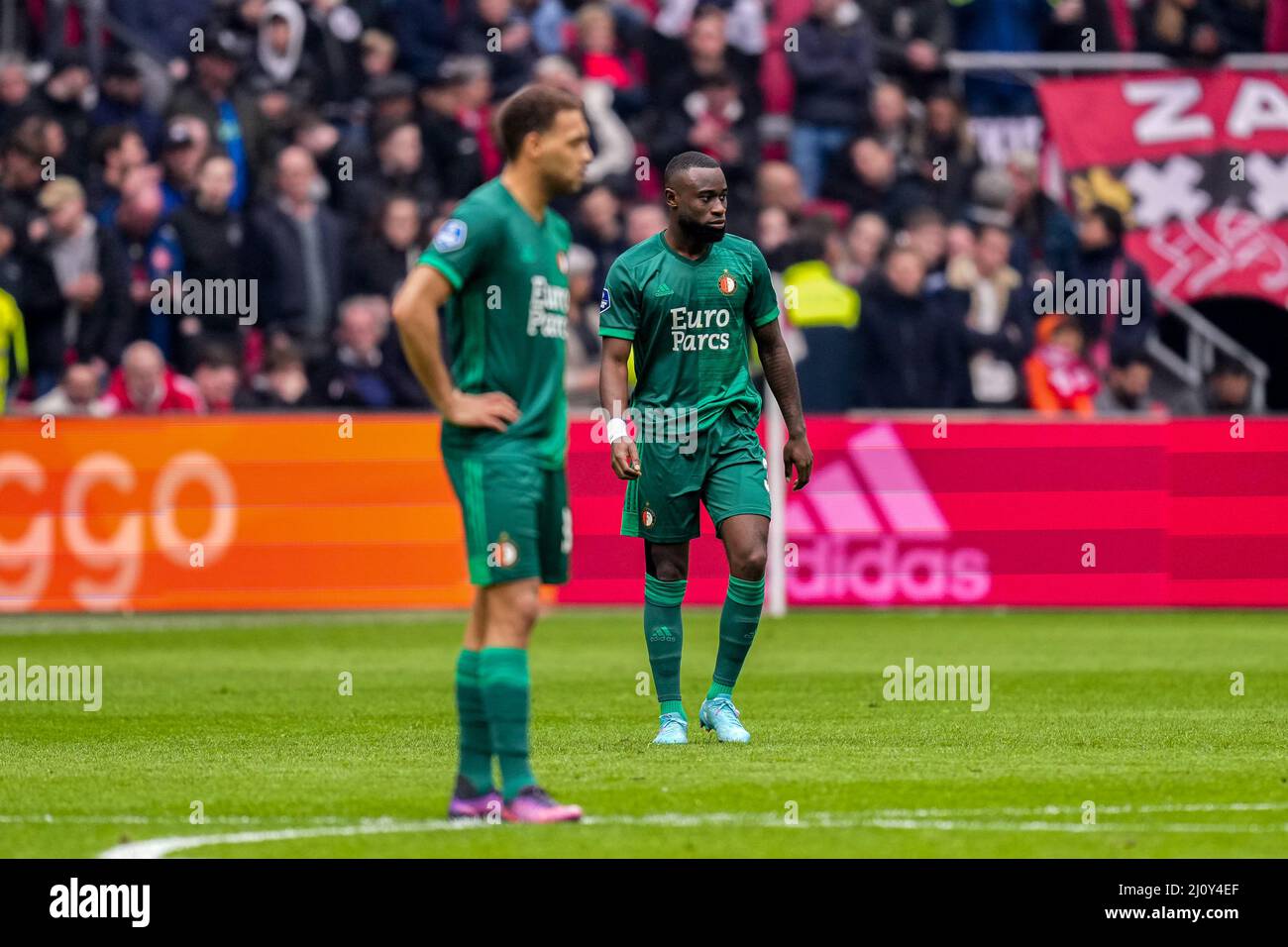 Amsterdam - Lutsharel Geertruida of Feyenoord during the match between ...