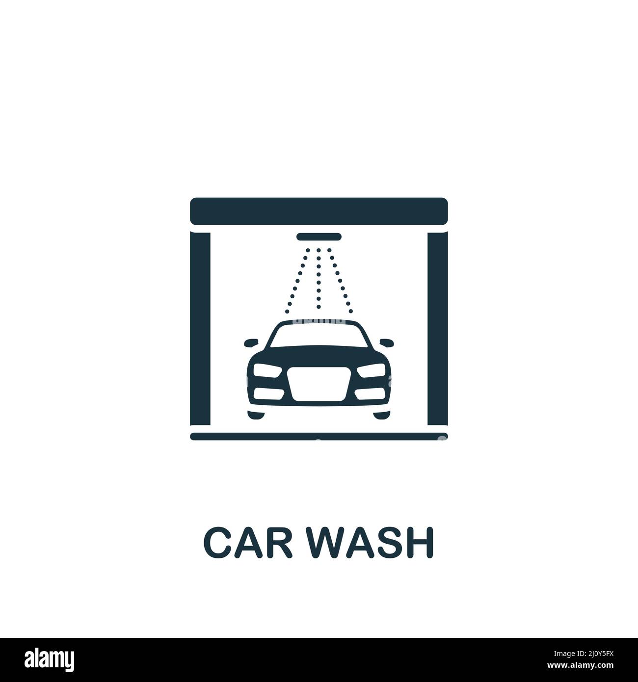 Car Wash icon. Monochrome simple icon for templates, web design and ...