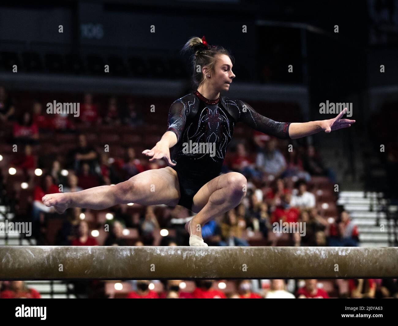 March 19, 2022 University of Utah gymnast and Olympic silver medalist