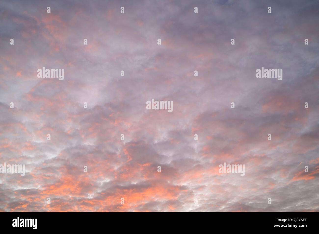 Clouds in sky at sunset Stock Photo