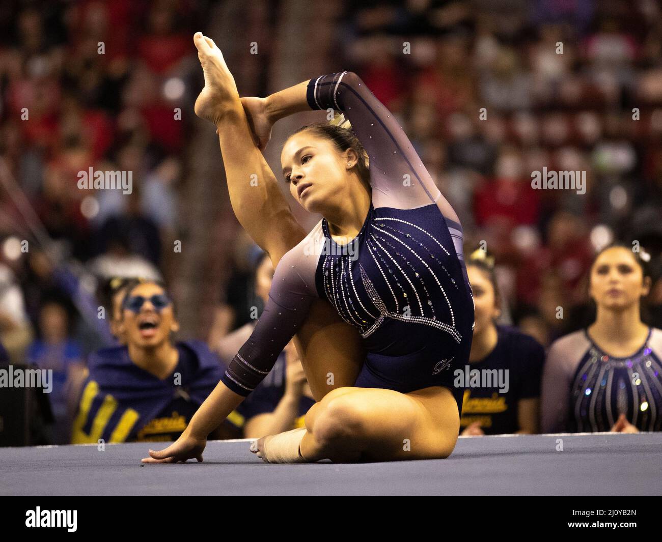 March 19, 2022 University of California Berkeley gymnast Andi Li