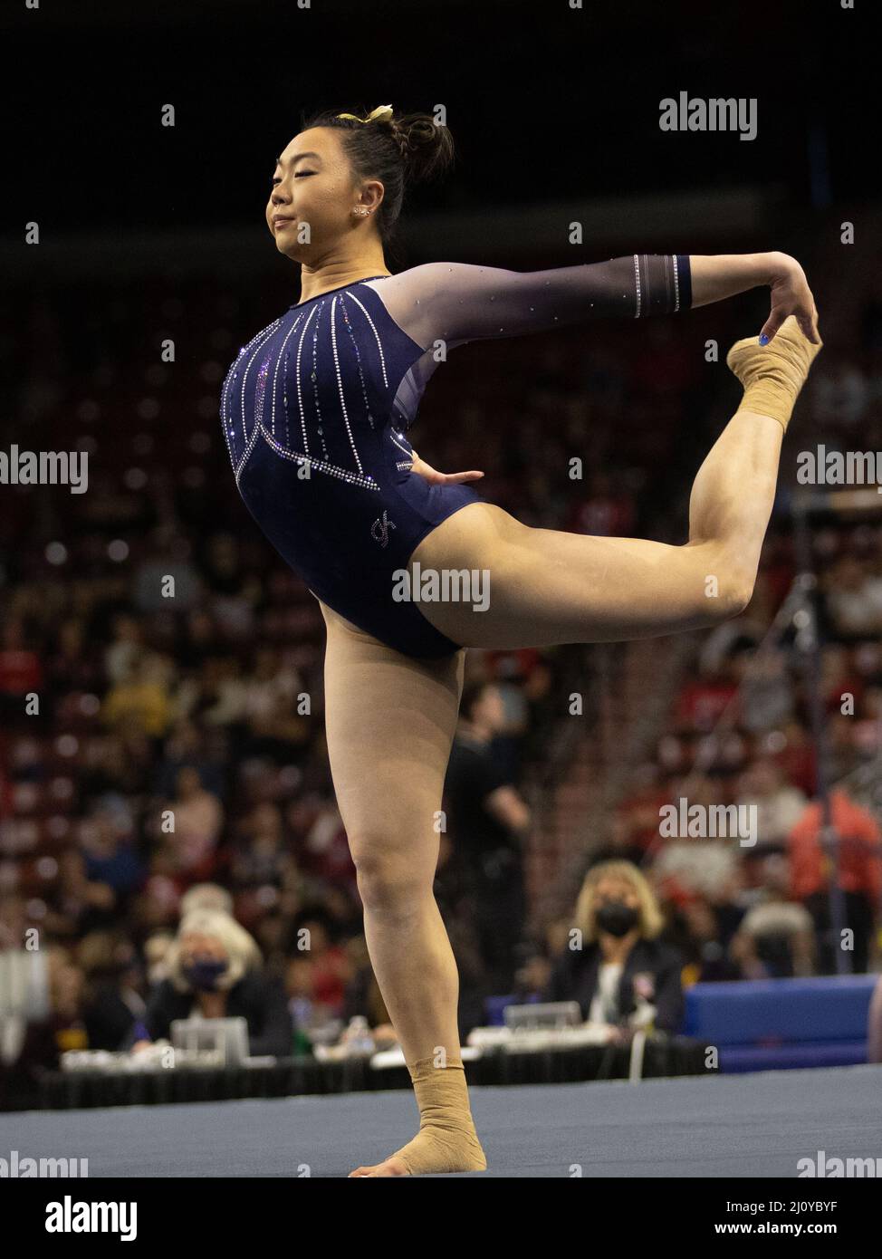 March 19, 2022 University of California Berkeley gymnast Andi Li