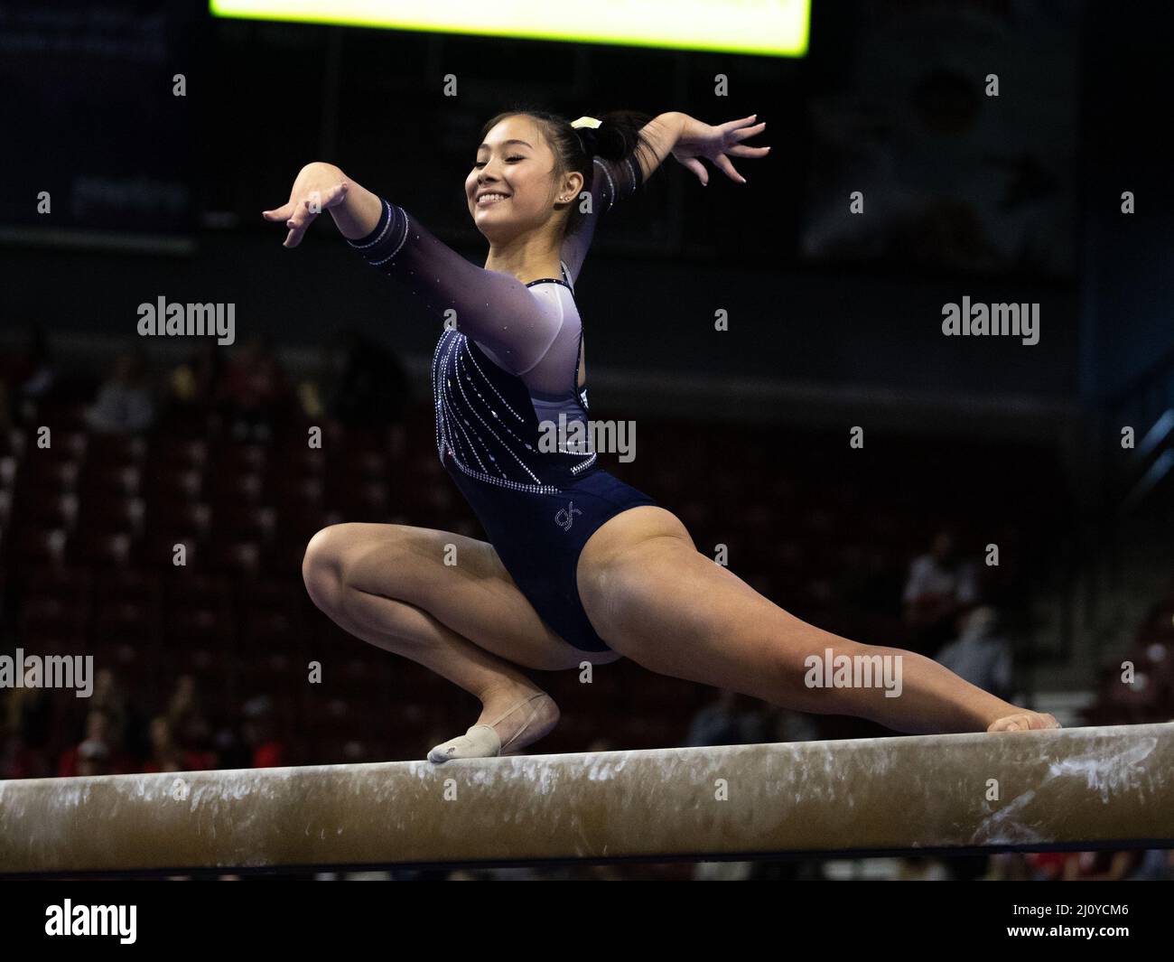 March 19, 2022: University of California Berkeley gymnast Madelyn ...