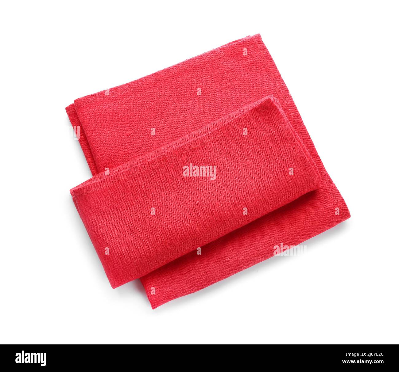 Clean napkins isolated on white Stock Photo Alamy