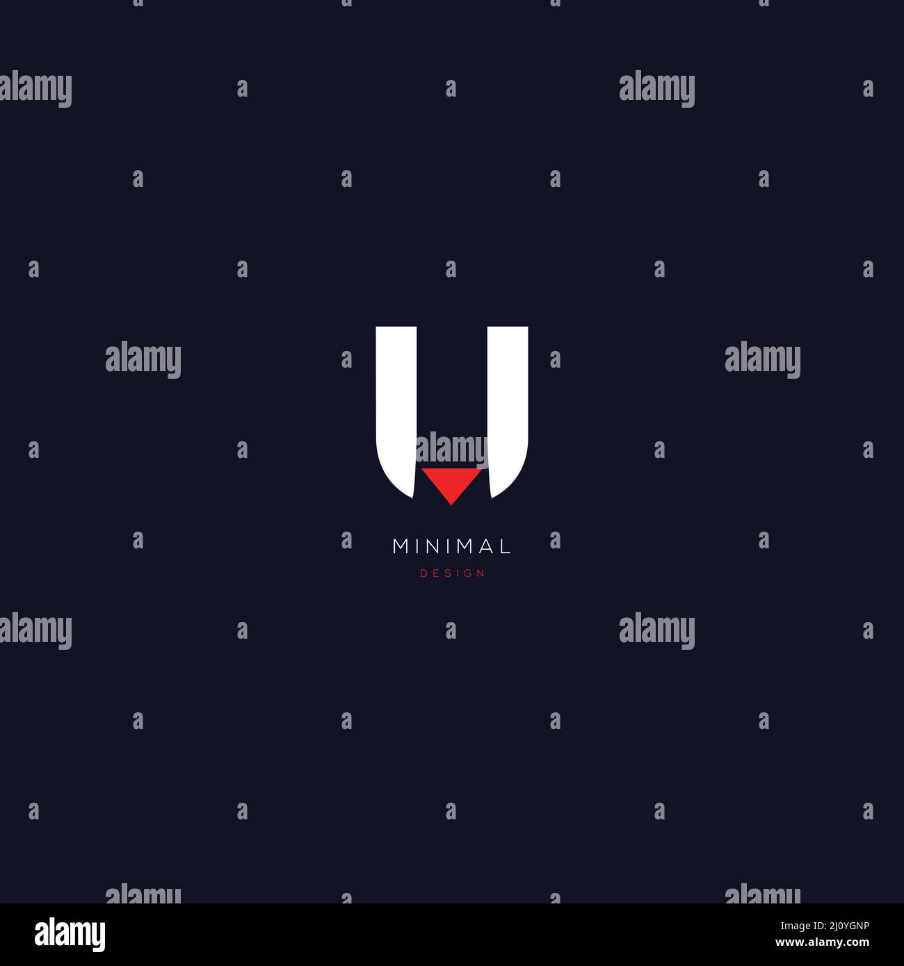 Letter U logo icon design template elements Stock Vector