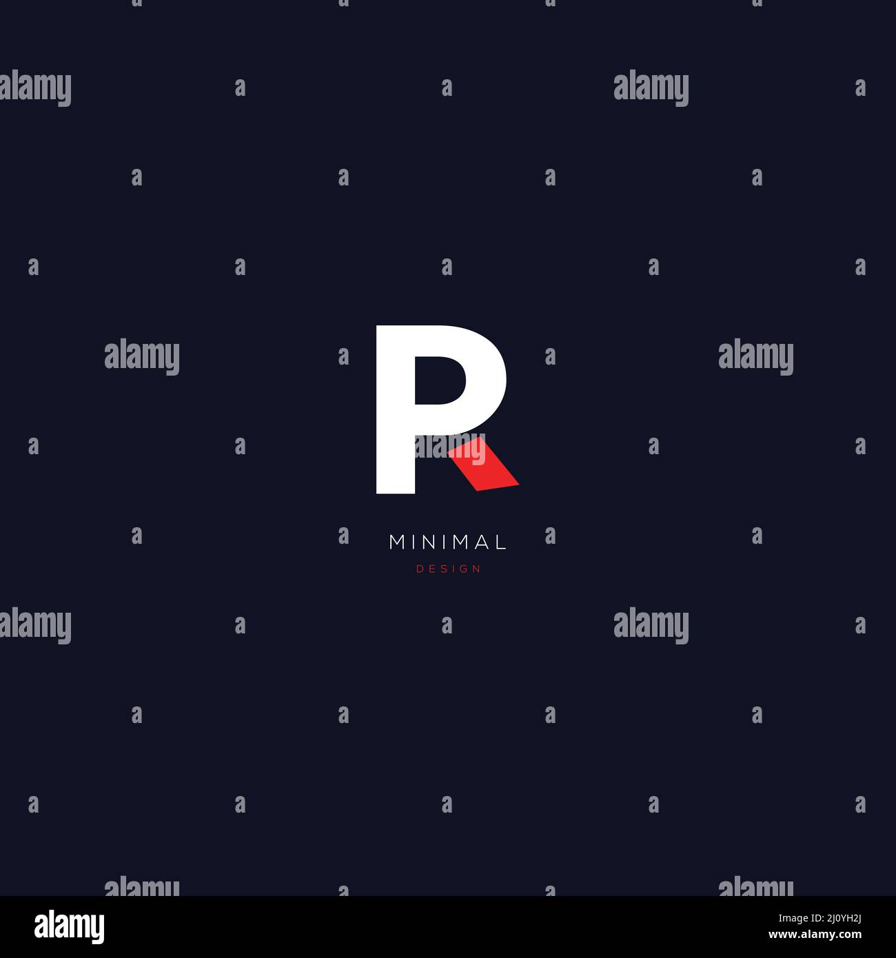 Letter R logo icon design template elements Stock Vector