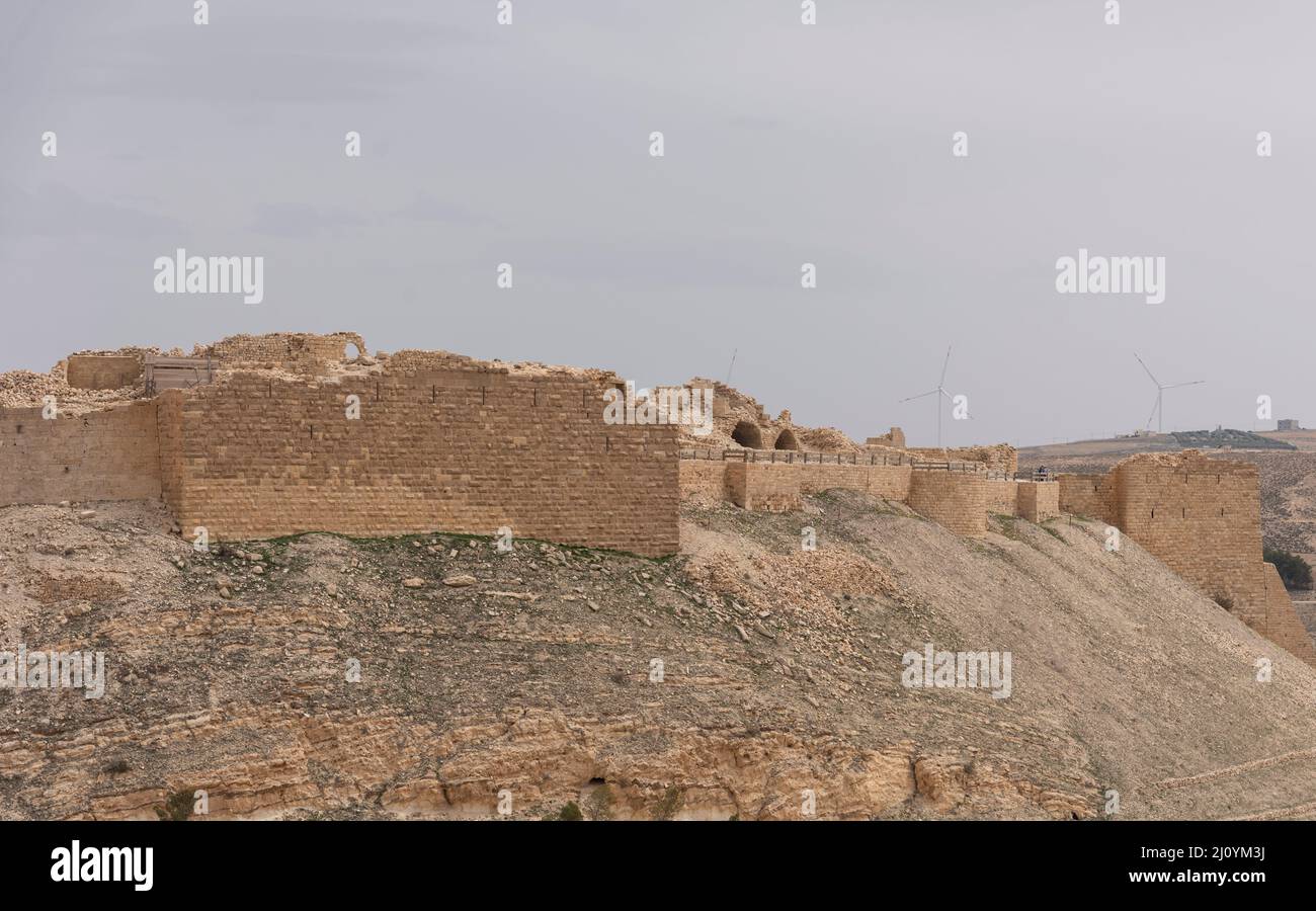 JORDANIA 2022 Castillo de Shawbak Stock Photo