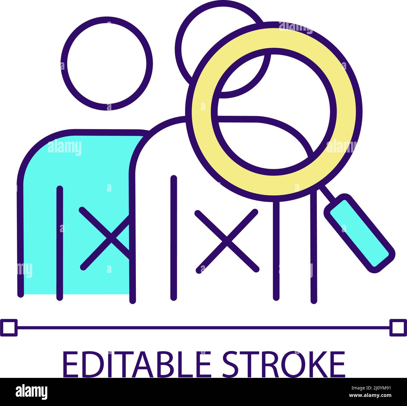 Seeking professional workforces RGB color icon Stock Vector Image & Art ...