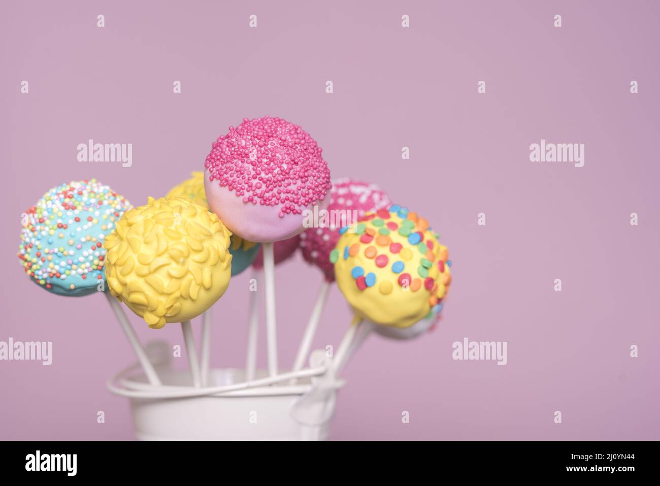 Creative cake pop concept. High quality photo Stock Photo