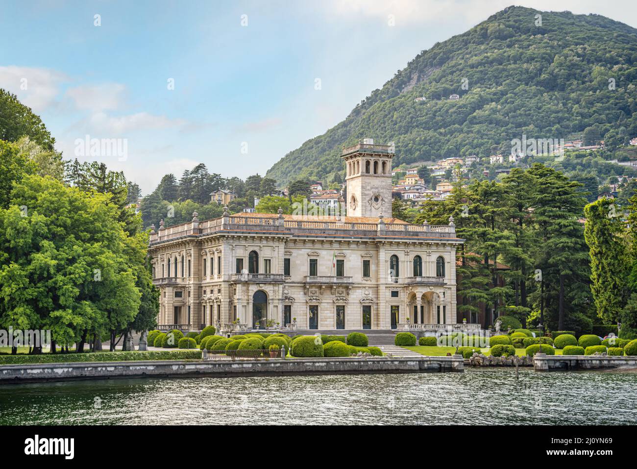 Villa Erba in Cernobbio at Lake Como, Italy Stock Photo