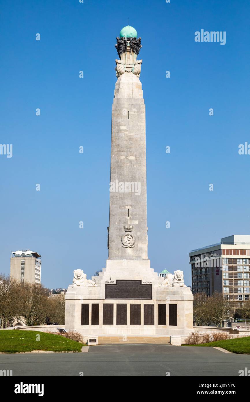 The Plymouth Naval Memorial Is A War Memorial In Plymouth, Devon,UK ...