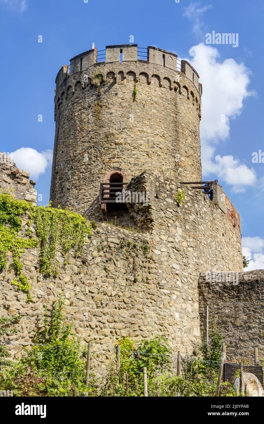 Old Alsbach Castle near Alsbach-Hahnlein on the Bergstrasse, Germany ...