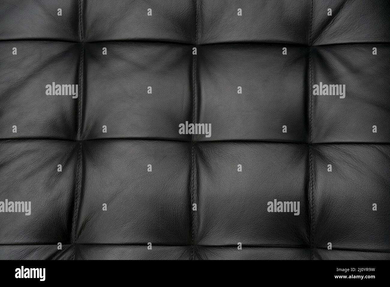 Texture black leather sofa upholstery Stock Photo Alamy