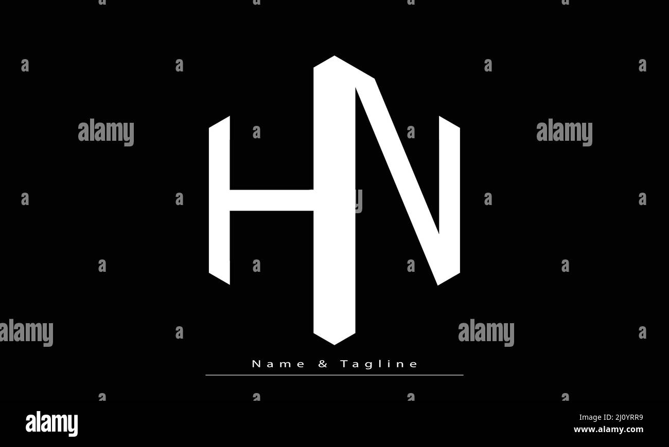 Hn letters Black and White Stock Photos & Images - Alamy