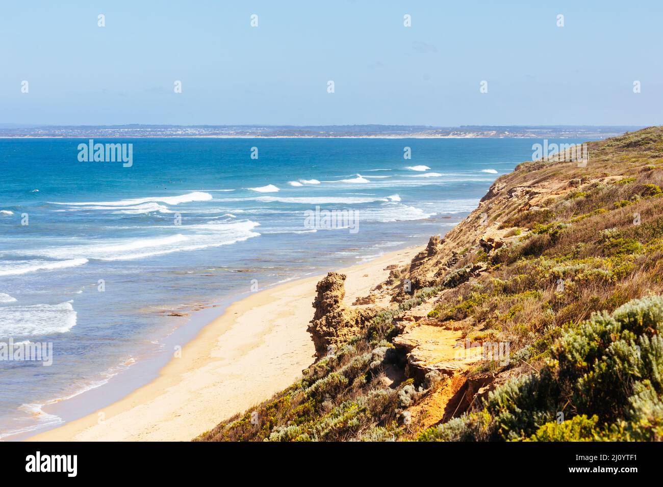 Thirteenth Beach at Barwon Heads in Australia Stock Photo Alamy