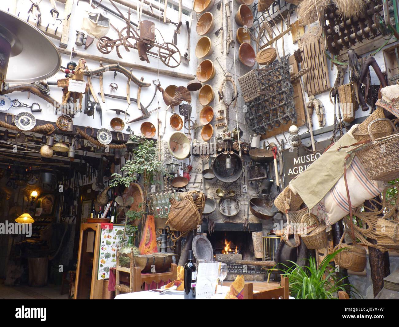 Agricultural museum with various old agricultural items Stock Photo Alamy