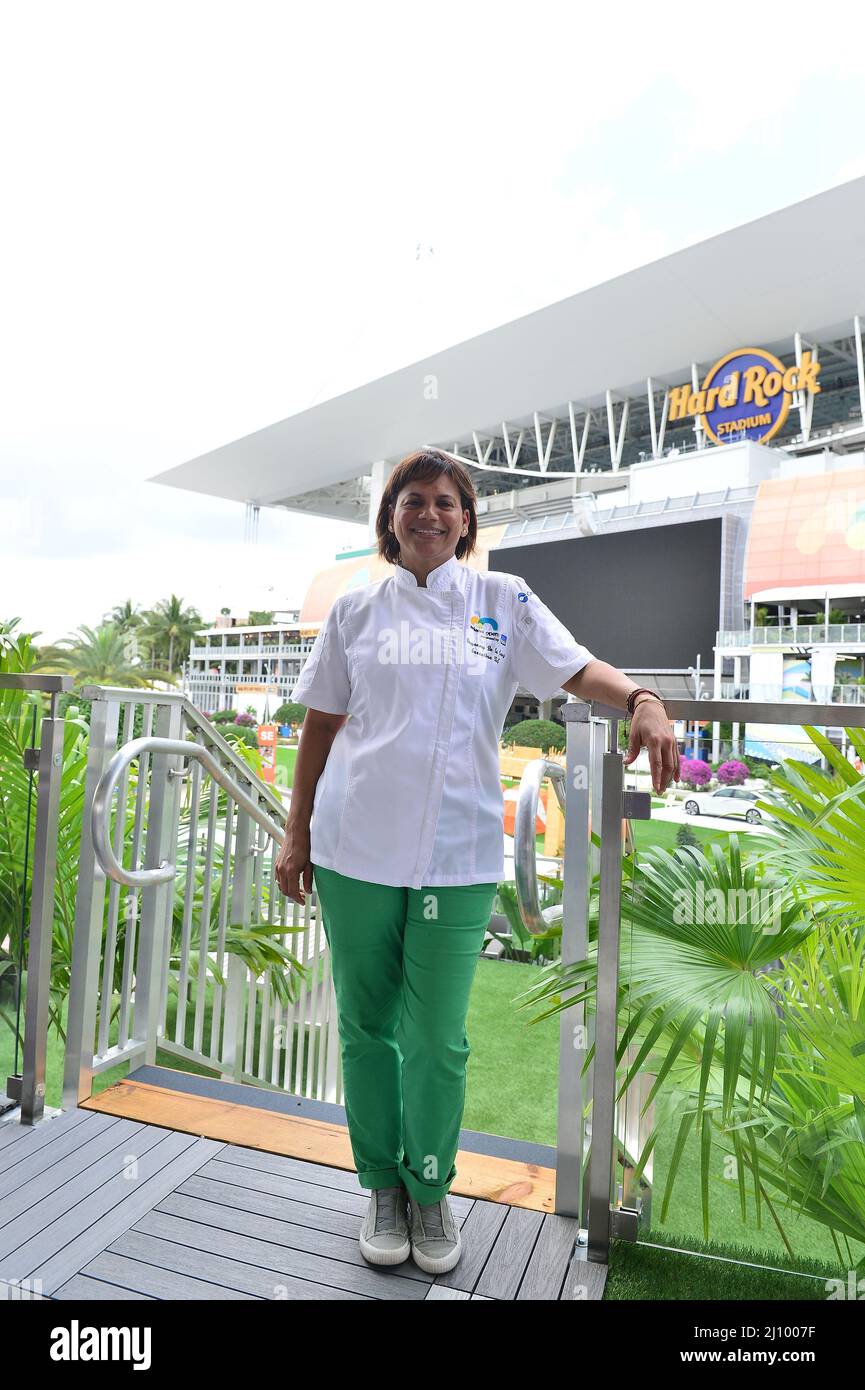 MIAMI GARDENS, FL MARCH 20 Miami Open Executive Chef Dayanny De la