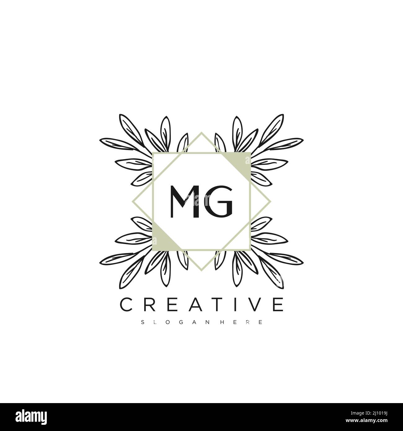 Premium Vector  Modern and memorable initial letter mg or gm monogram logo