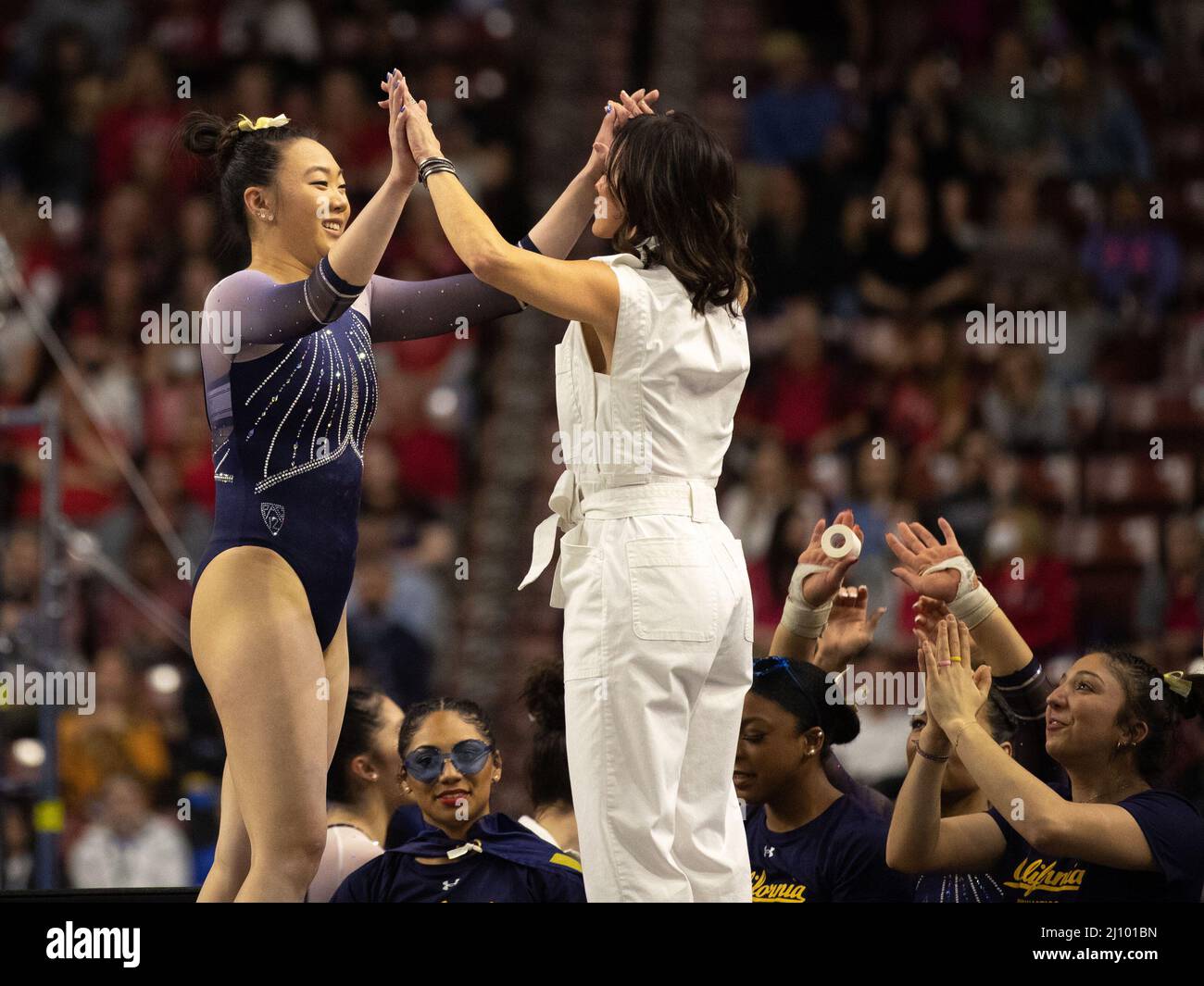 March 19, 2022 University of California Berkeley gymnast Andi Li