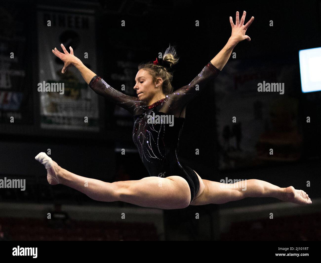 March 19, 2022 University of Utah gymnast and Olympic silver medalist