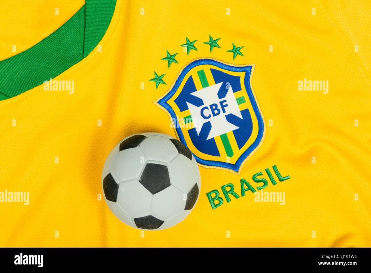 Brazil national football team logo hi-res stock photography and images -  Alamy