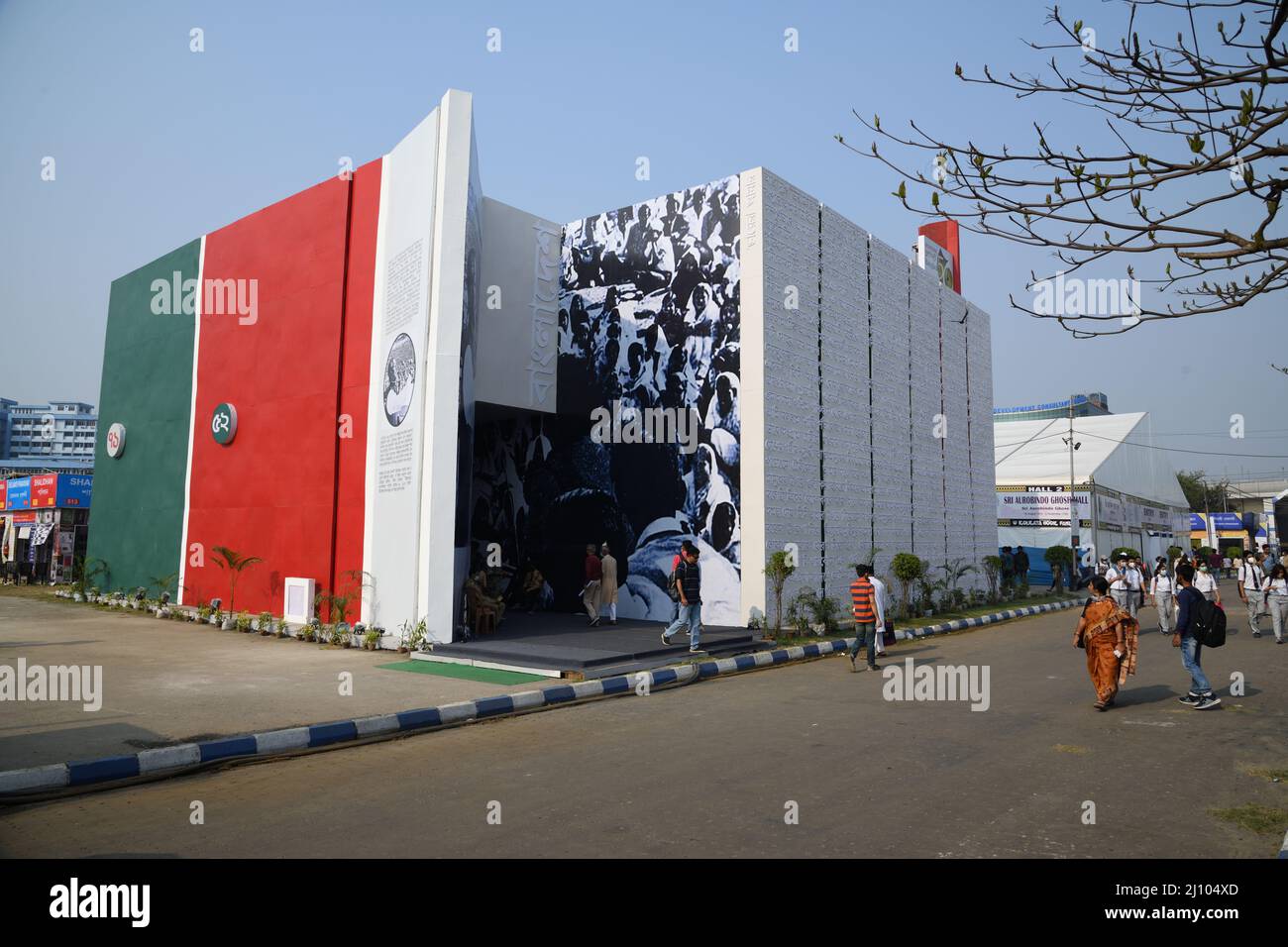 The Bangaladesh pavilion that is the focal theme country of the 45th