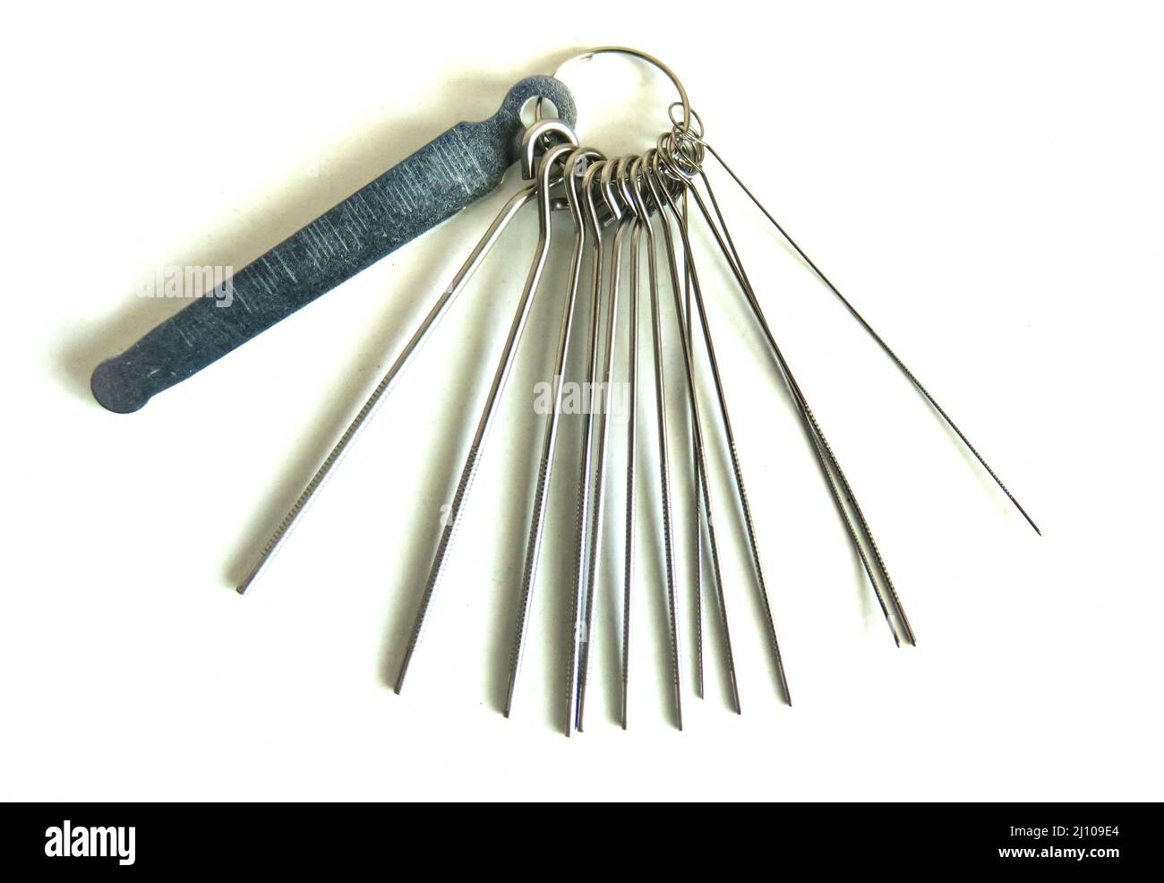 Nut files for a guitar Stock Photo Alamy