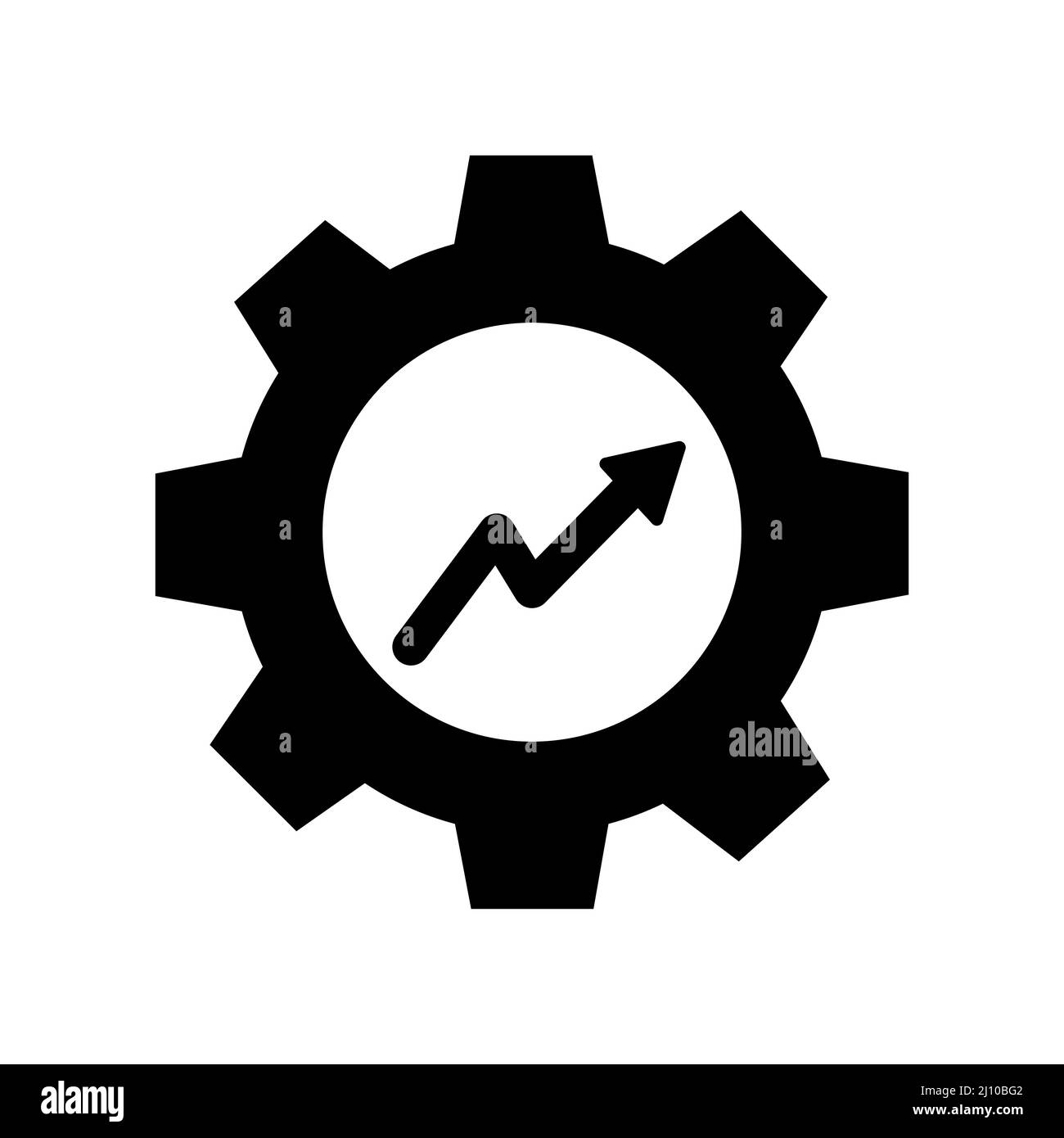 Abstract vector icon on the white, Illustration isolated for graphic and web design. Simple flat symbol. Stock Vector