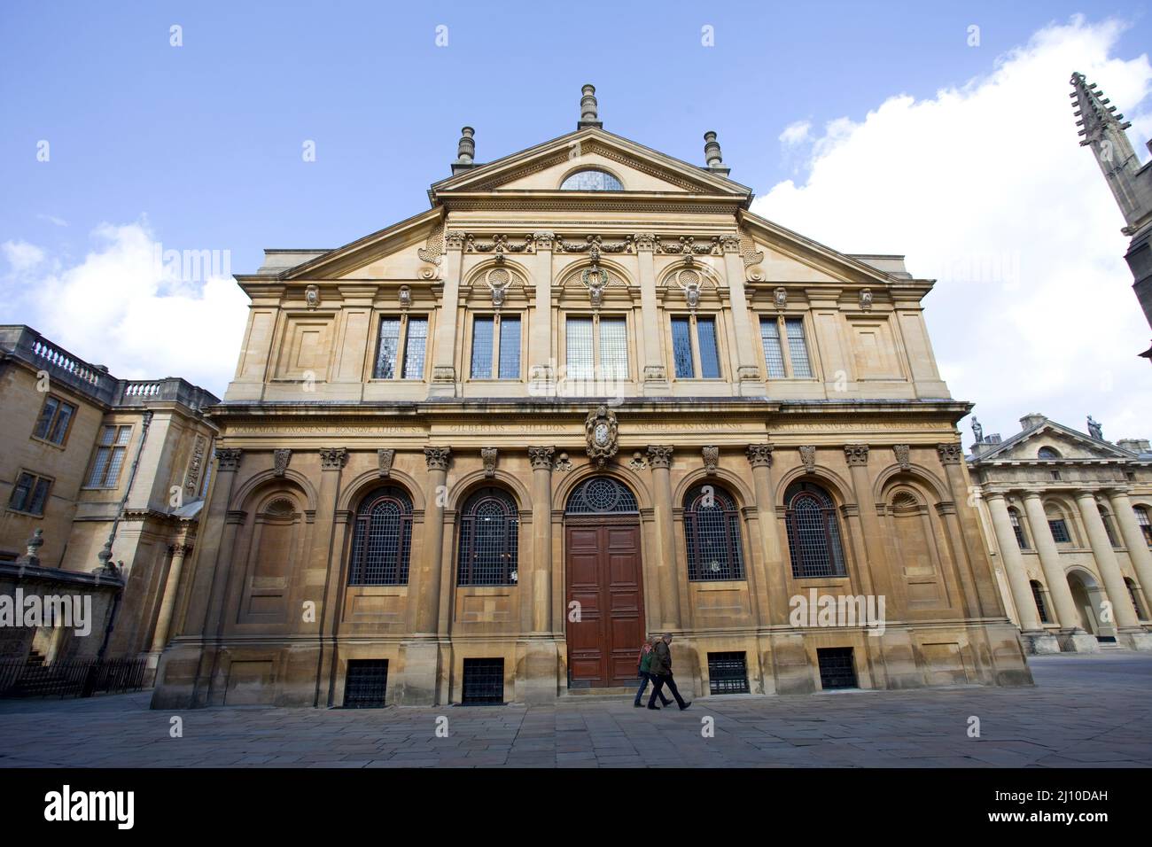 The Sheldonian Theatre Oxford England Stock Photo