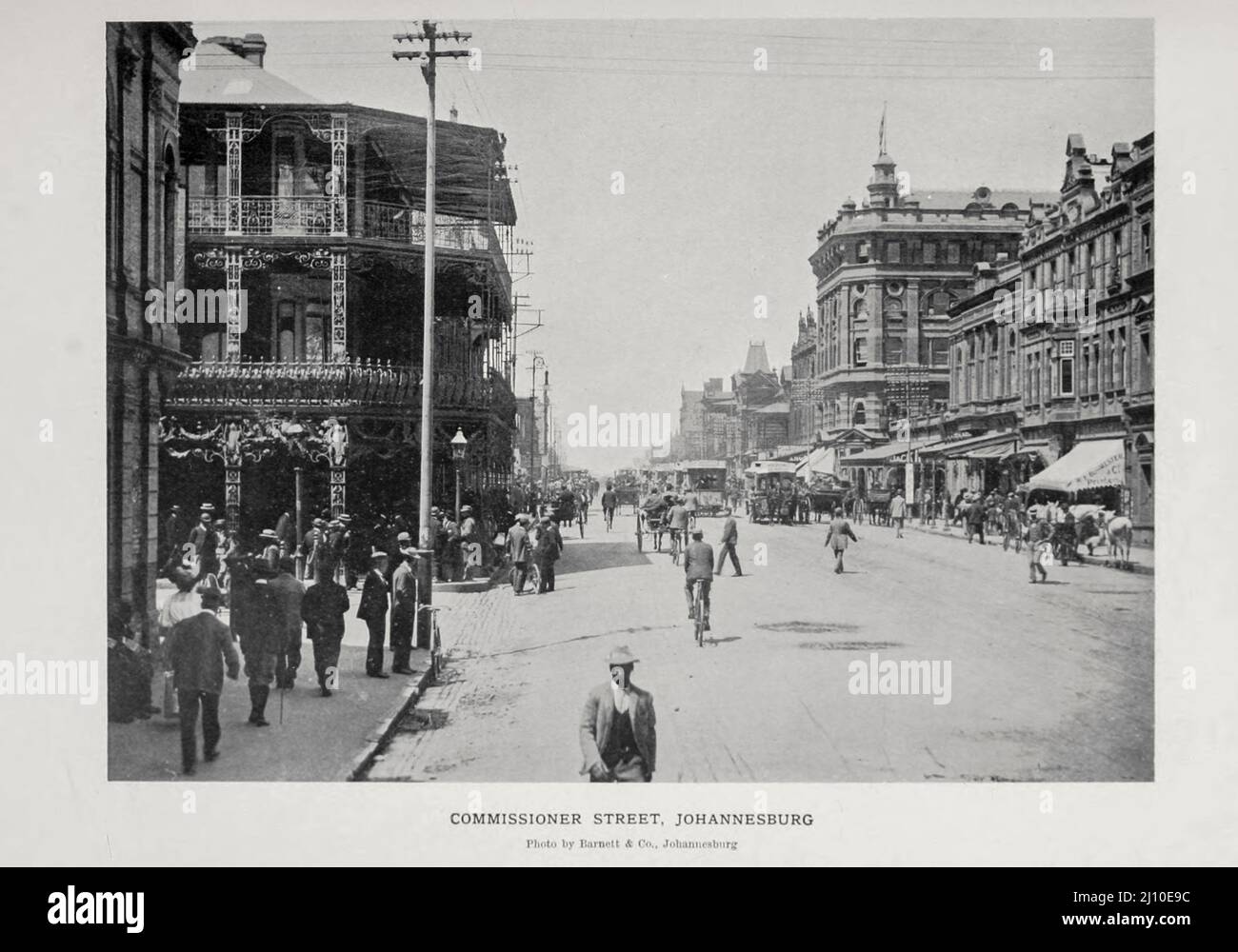 Commissioner Street Johannesburg from the book ' South Africa and the