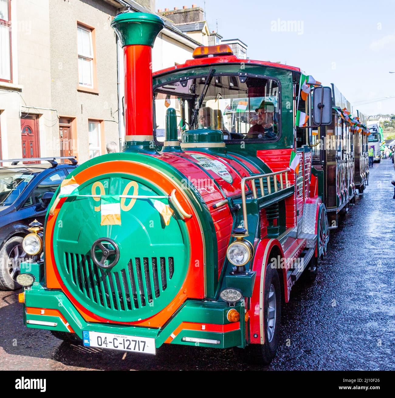 Passenger road train in Clonakilty West Cork Ireland Stock Photo