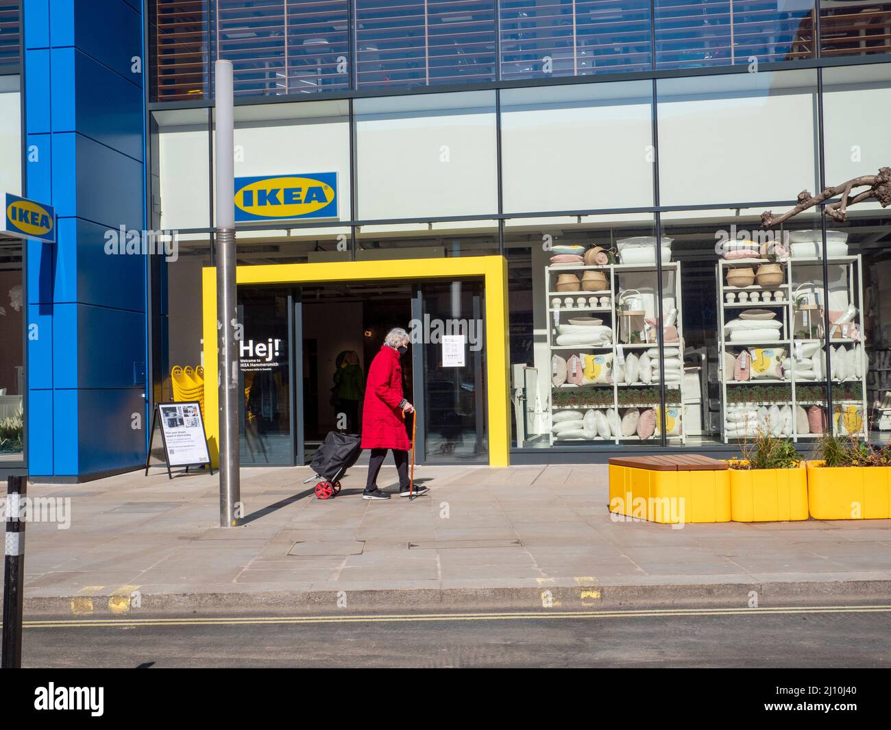 Branch of IKEA furniture shop,Hammersmith London, Stock Photo