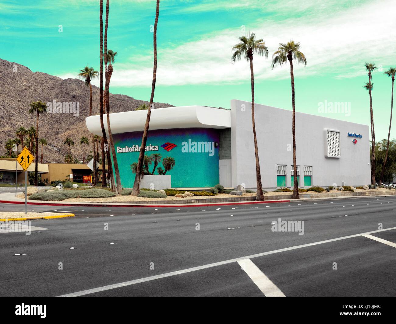 Bank of America Palm Springs CA USA Stock Photo