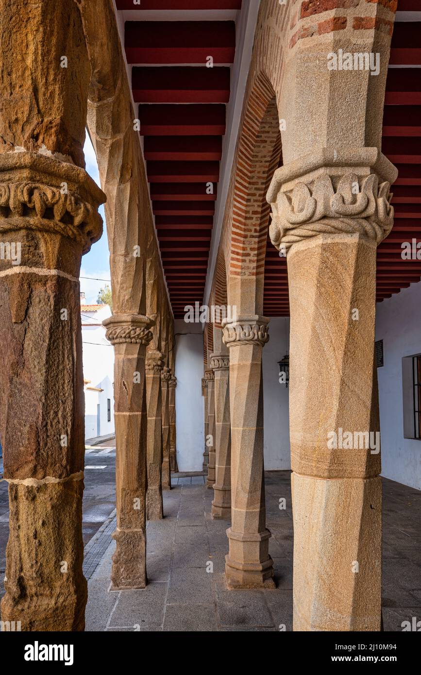 Palace of the Zapata in Llerena, Extremadura in Spain Stock Photo