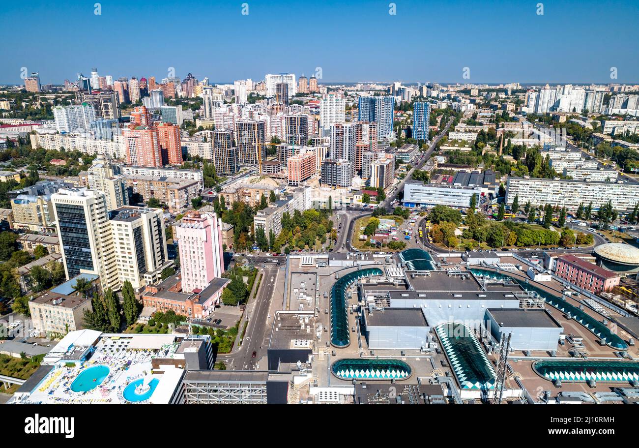Pechersk district in Kiev, Ukraine Stock Photo Alamy