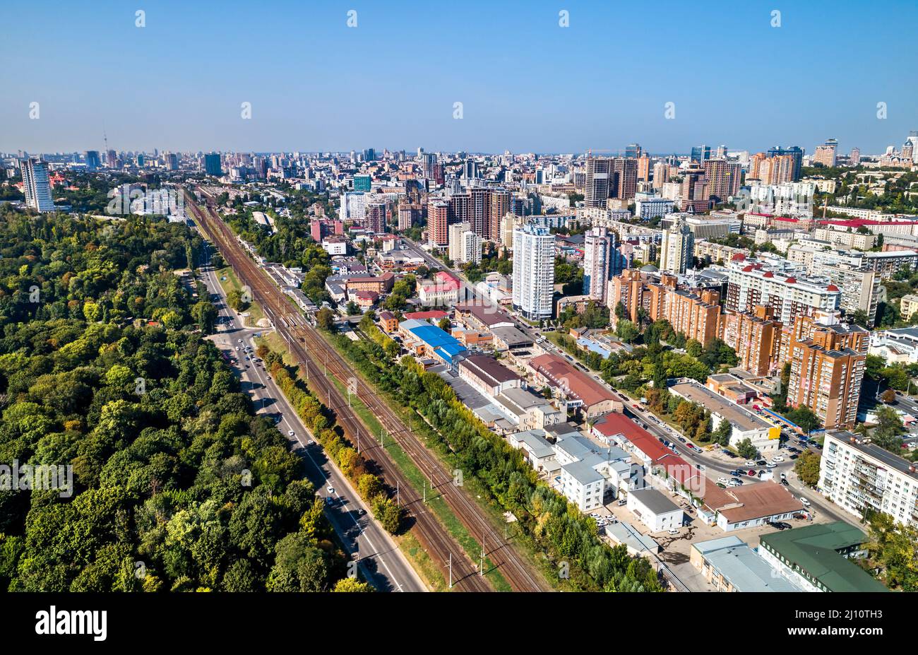 Pechersk district in Kiev, Ukraine Stock Photo Alamy