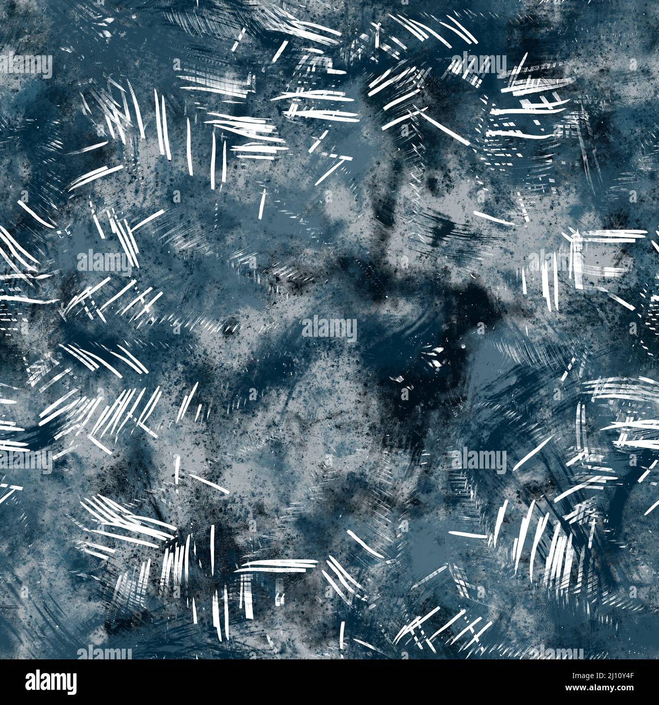 Seamless navy blue and white abstract grungy seamless surface pattern ...