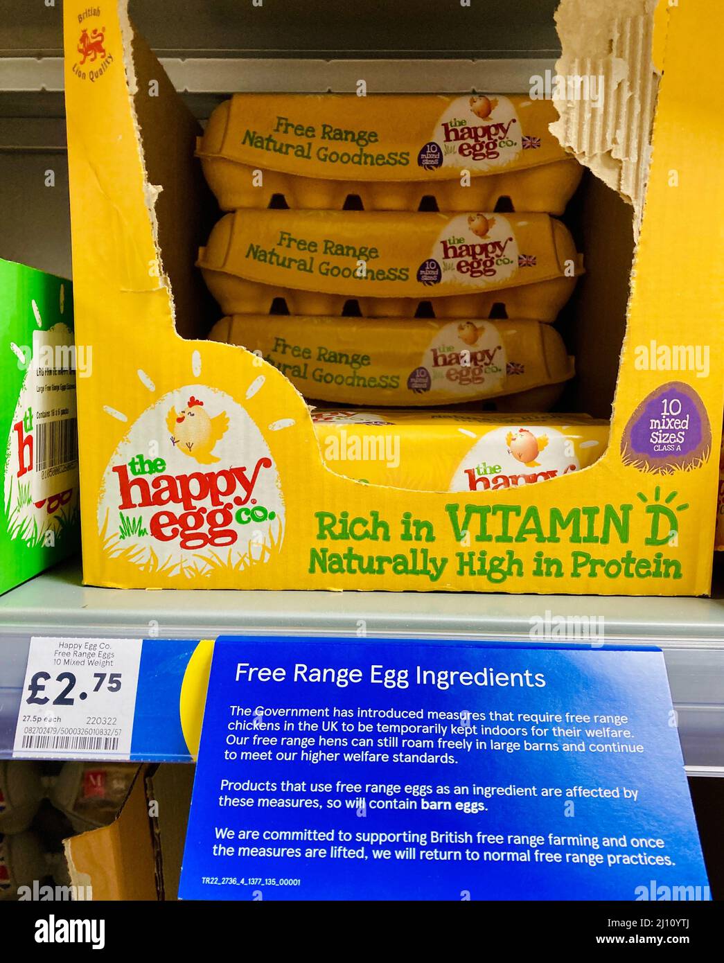 Leeds, UK. 21st March, 2022. Tesco 