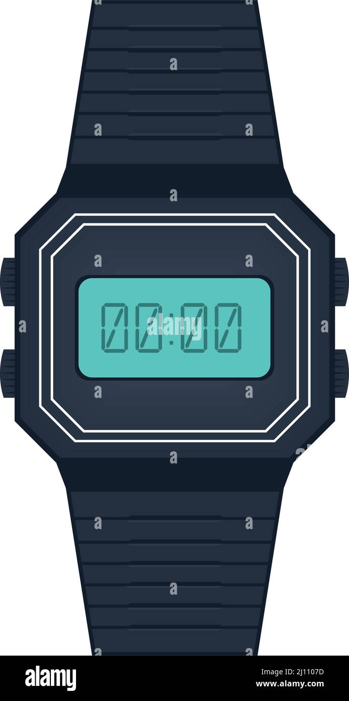 digital wristwatch icon Stock Vector Image & Art - Alamy